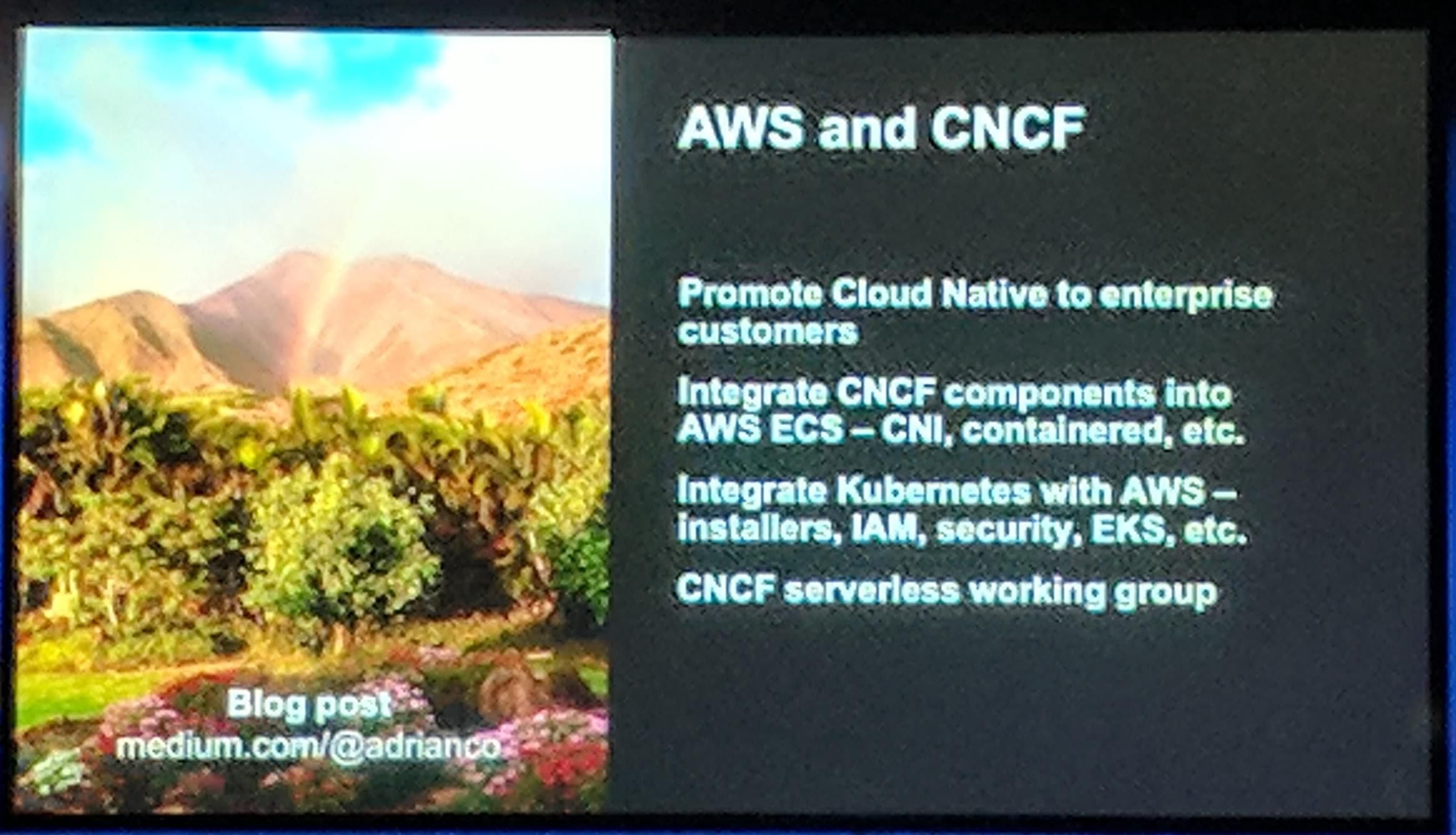 AWS works to integrate cloud native components into ECS