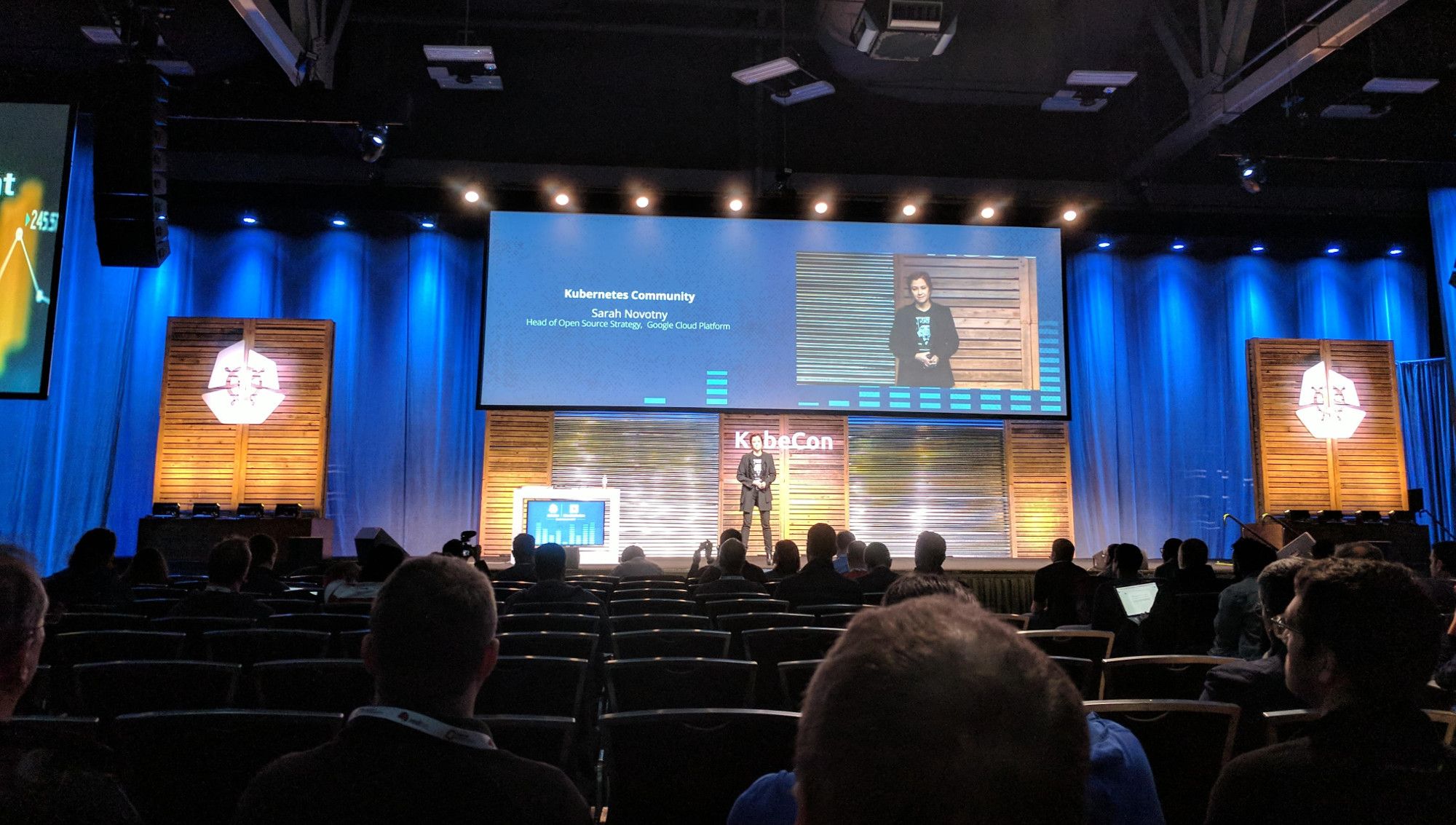 KubeCon: Keynote Day #3 Shot #1