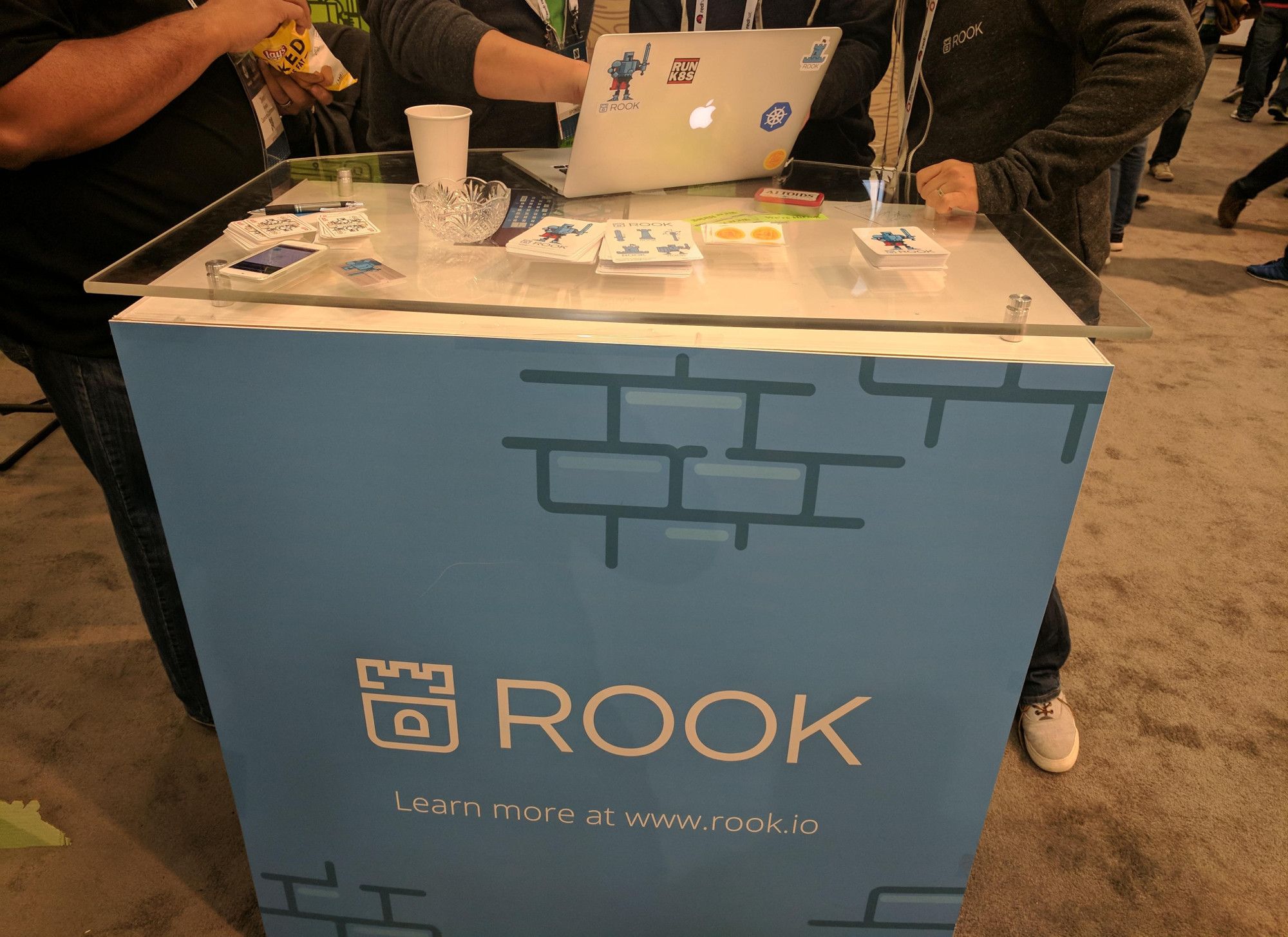 KubeCon: Rook booth Shot #2