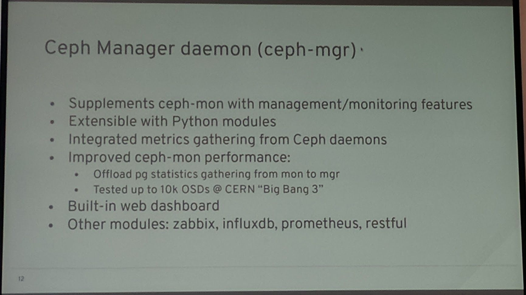 Ceph Day Darmstadt 2018 - Ceph Luminous - Ceph MGR