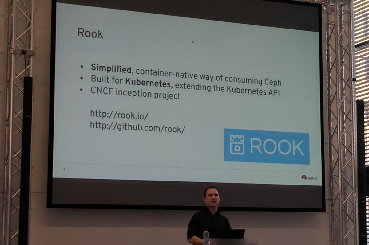 Ceph Day Darmstadt 2018 - Development update: ceph-mgr and kubernetes - Rook