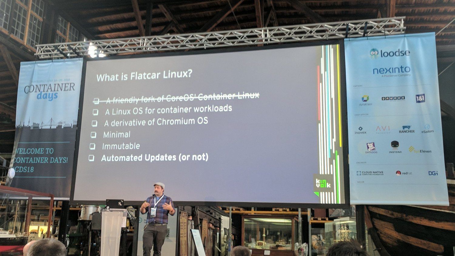 Container Days 2018 - Day #1 'What is Flatcar Linux?'