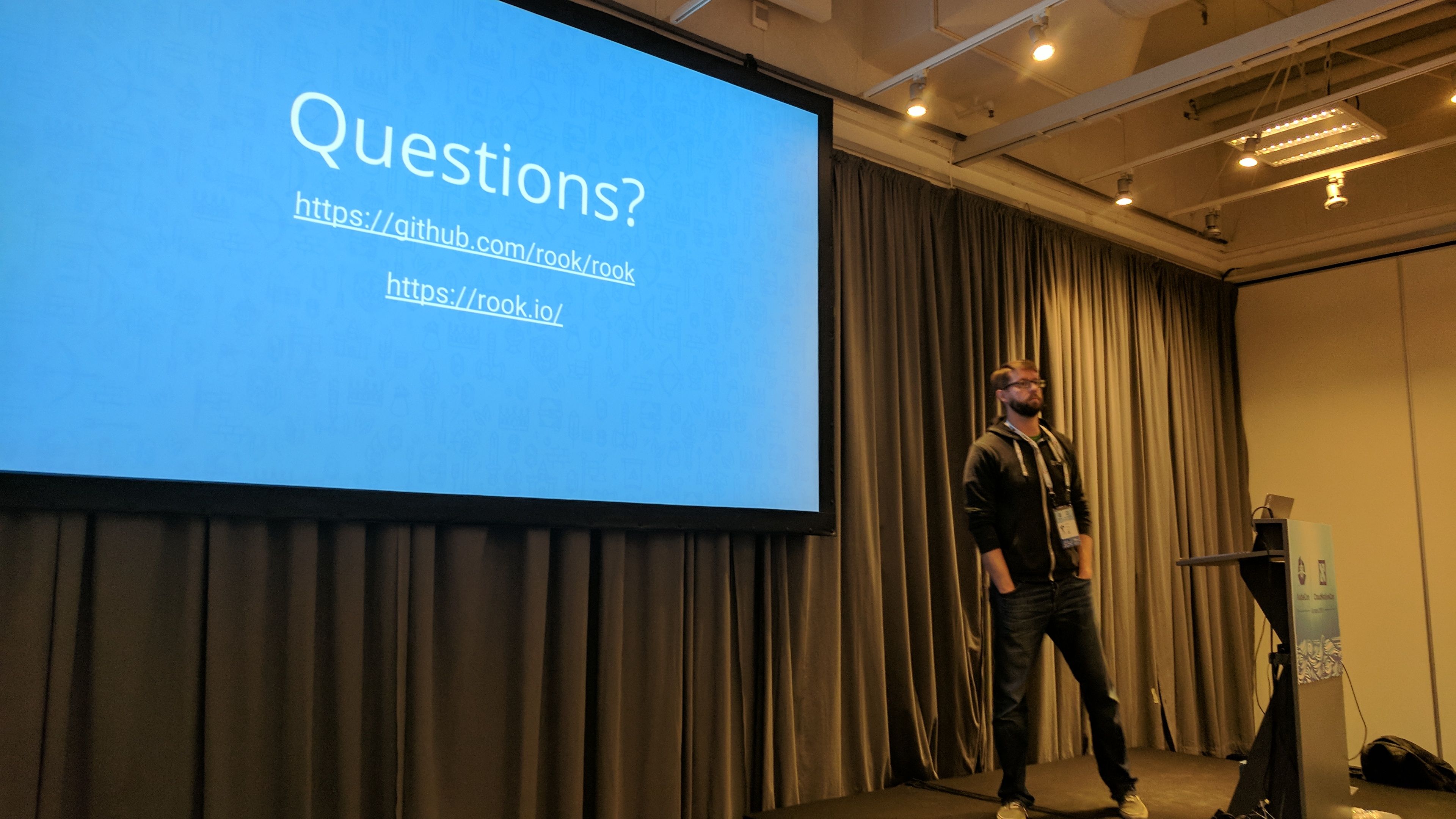 KubeCon: Rook Project Intro - 'Questions?'