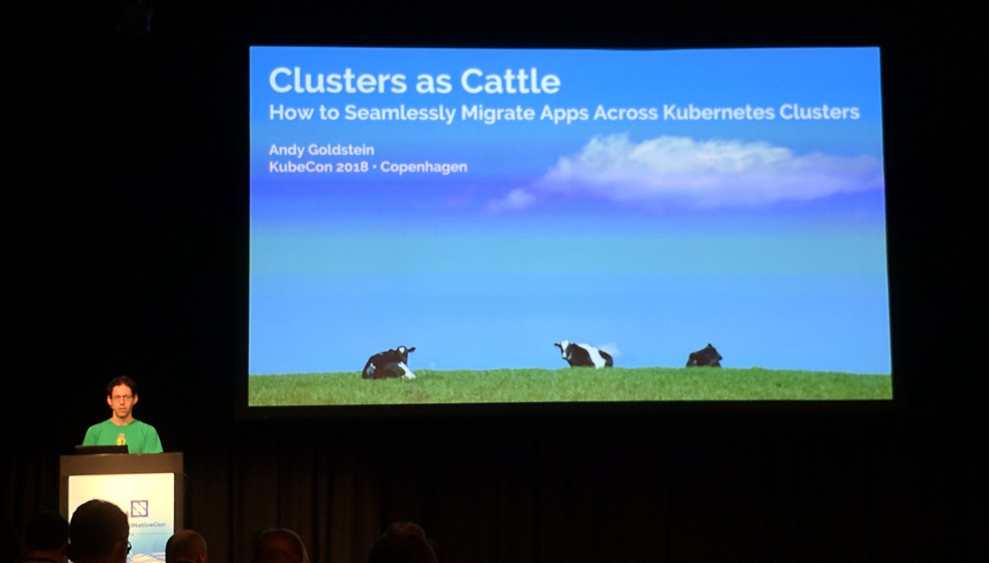 KubeCon - Talk - Clusters as Cattle: How to Seamlessly Migrate Apps across Kubernetes Clusters - Title