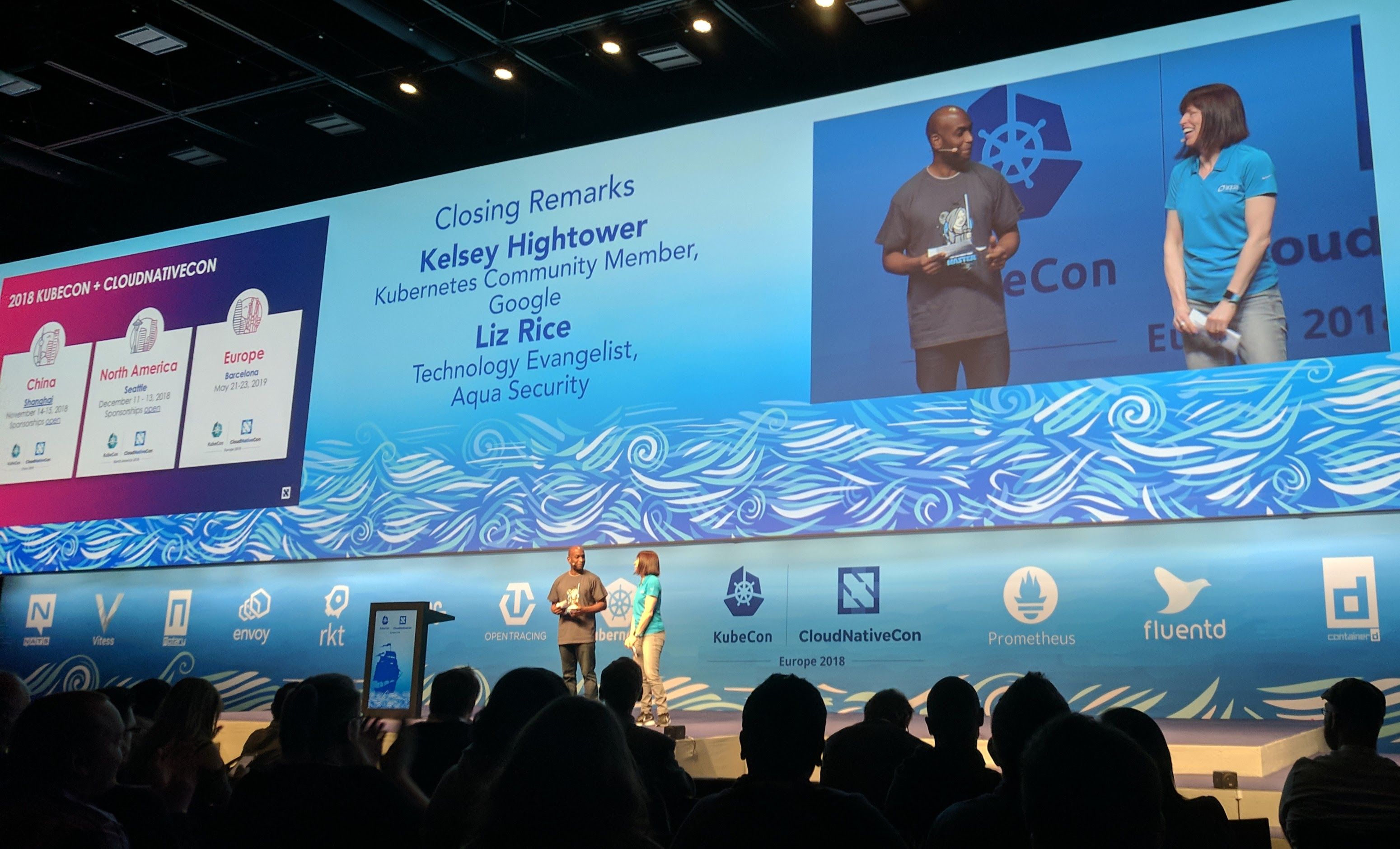 KubeCon - Keynote - Closing Remarks - Upcoming conferences