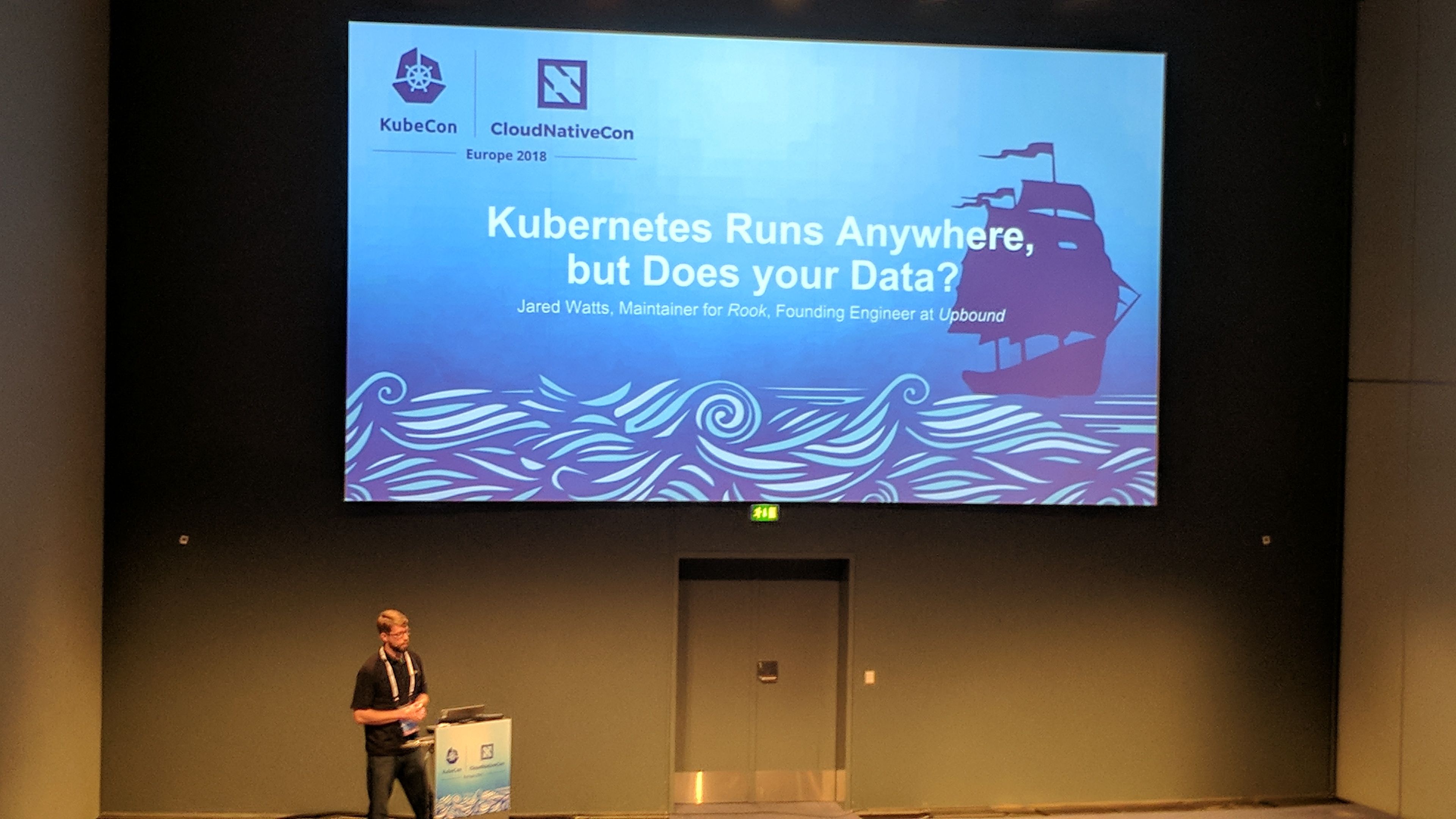 KubeCon - Talk - Kubernetes Runs Anywhere, but Does your Data? Title