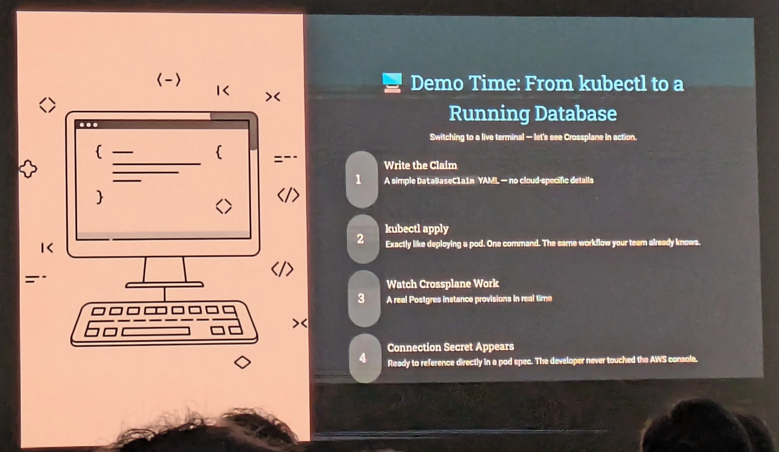 CDS2026 - Kubernetes as the Universal Control Plane: From Pods to Multi-Cloud Infrastructure - Rabieh Fashwall - Demo Time: From kubectl to a running database