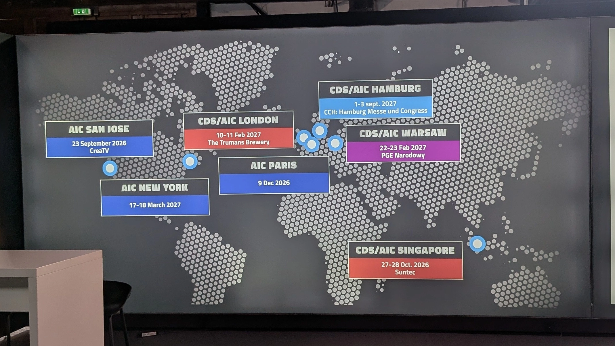 CDS2026 - Future Events World Map